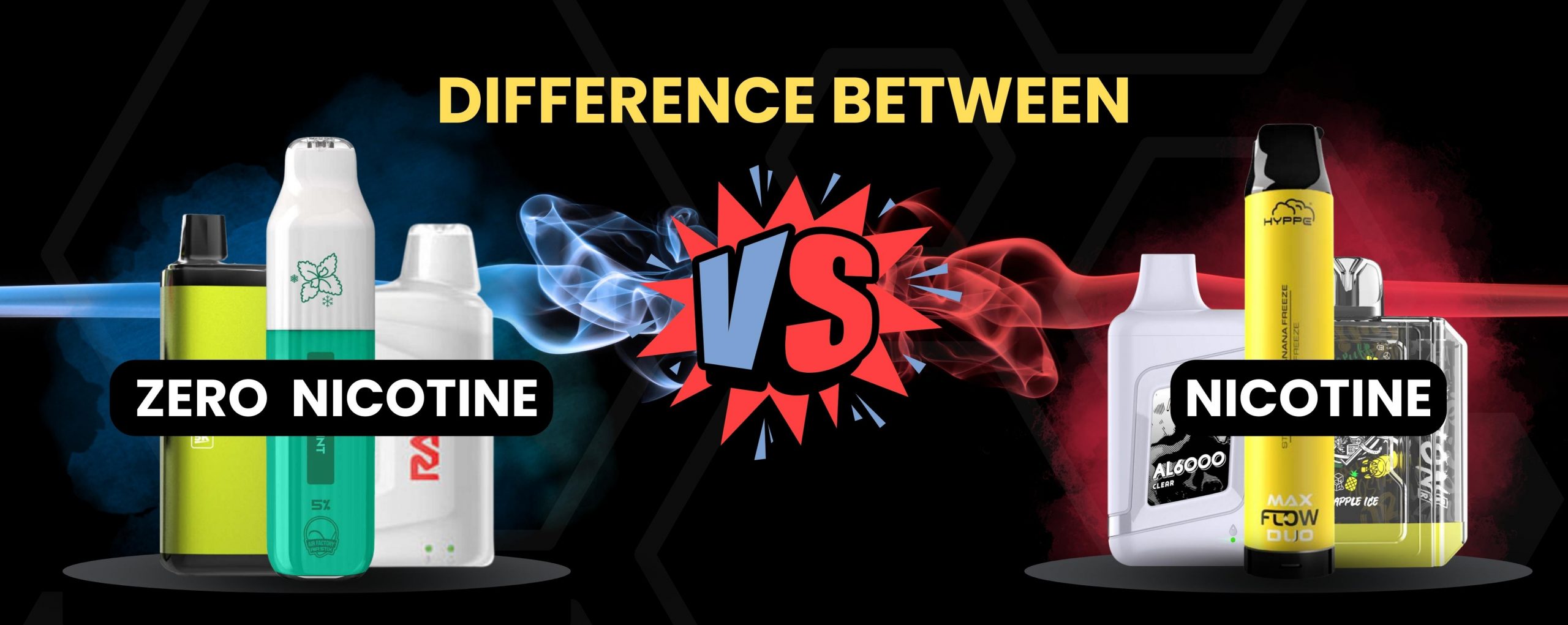 Difference b/w Nicotine Disposable & 0 Nicotine Disposable Vape